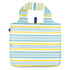 Summer Stripe Yellow Blu Bag Reusable Shopping Bag - Machine Washable Reusable Shopping Bag - rockflowerpaper