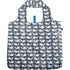 Whales Grey Blu Bag Reusable Shopping Bag=- Machine Washable Reusable Shopping Bag - rockflowerpaper