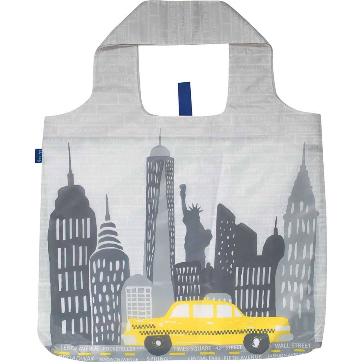 NYC Blu Reusable Shopping Bag - Machine Washable Reusable Shopping Bag - rockflowerpaper