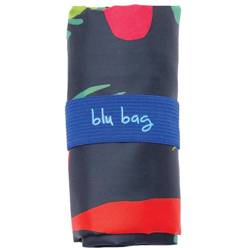 Root Veggies Blue Blu Reusable Shopping Bag - Machine Washable Reusable Shopping Bag - rockflowerpaper