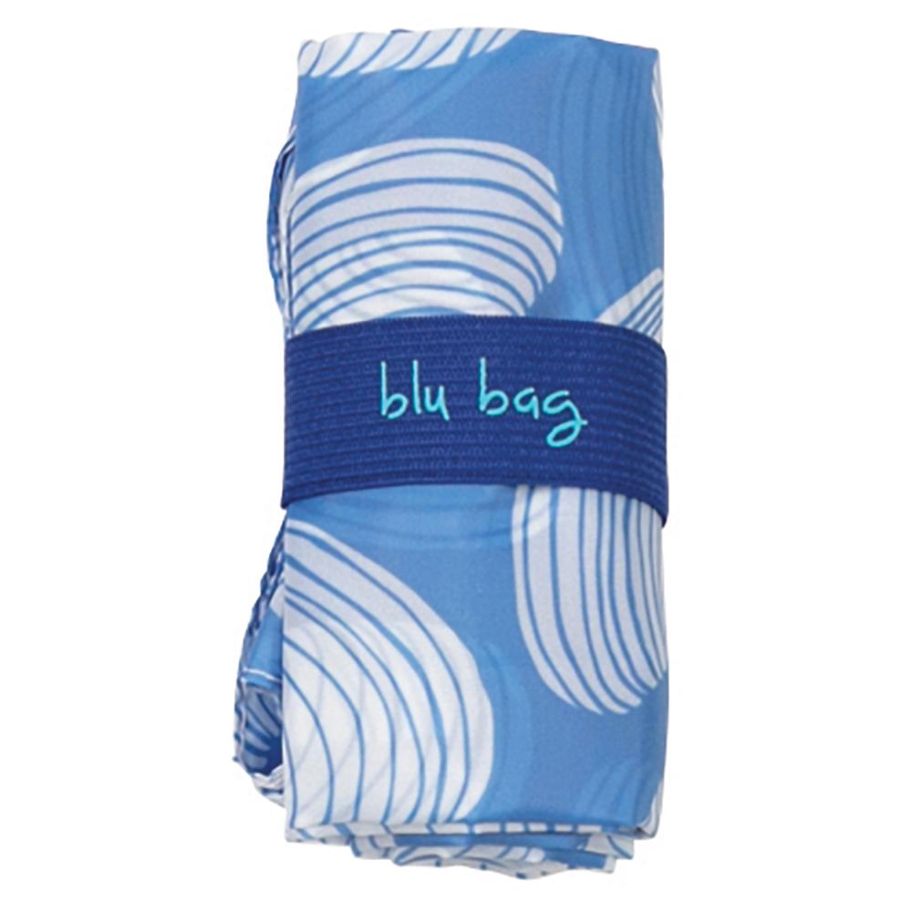 Clamshells Blue Blu Bag Reusable Shopping Bag - Machine Washable Reusable Shopping Bag - rockflowerpaper