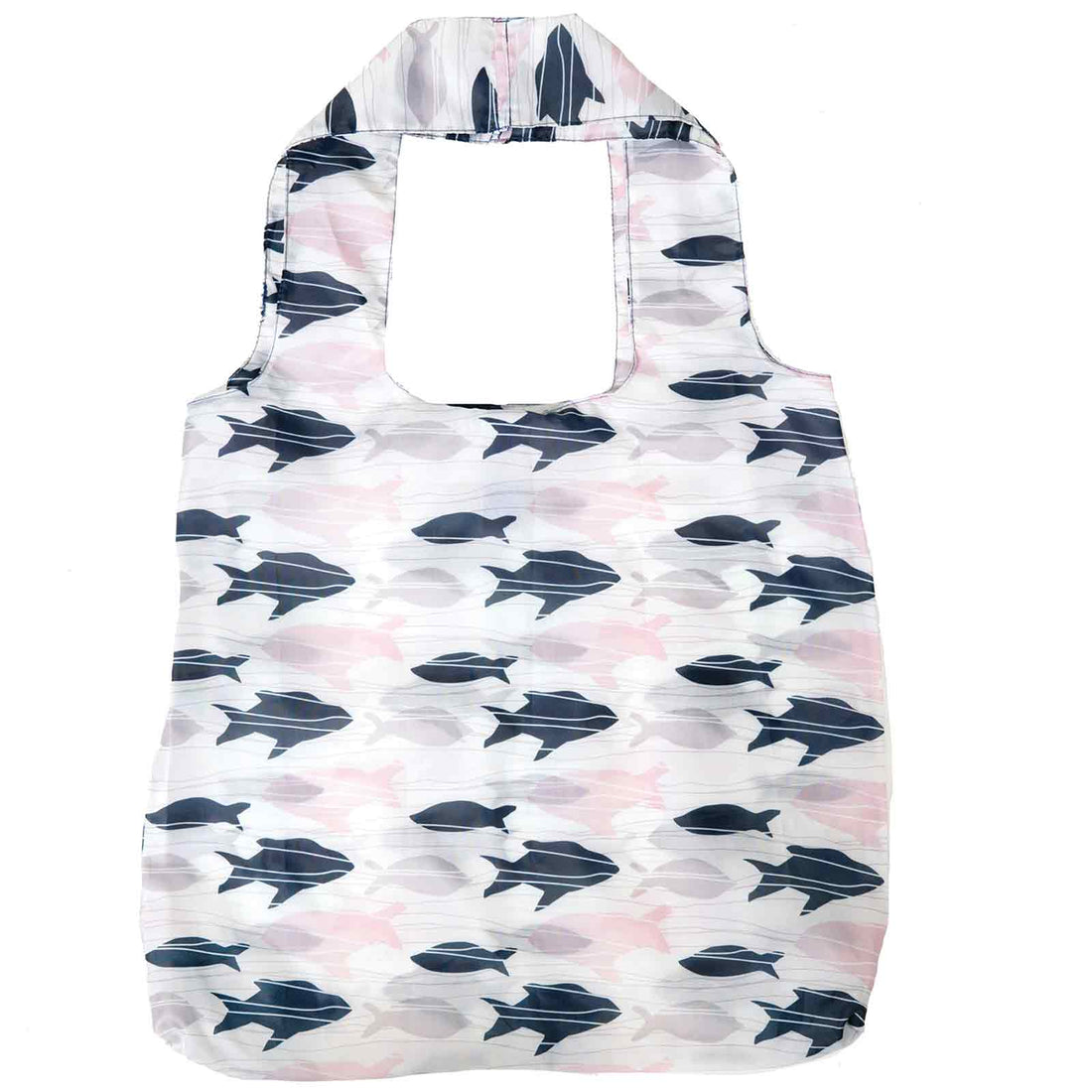 Fish Blu Bag Reusable Shopping Bag - Machine Washable Reusable Shopping Bag - rockflowerpaper