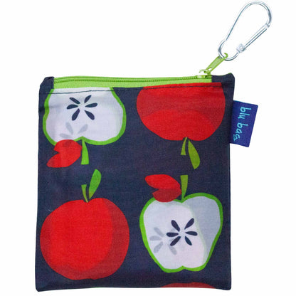Apples Blu Bag Reusable Shopping Tote - Machine Washable Reusable Shopping Bag - rockflowerpaper