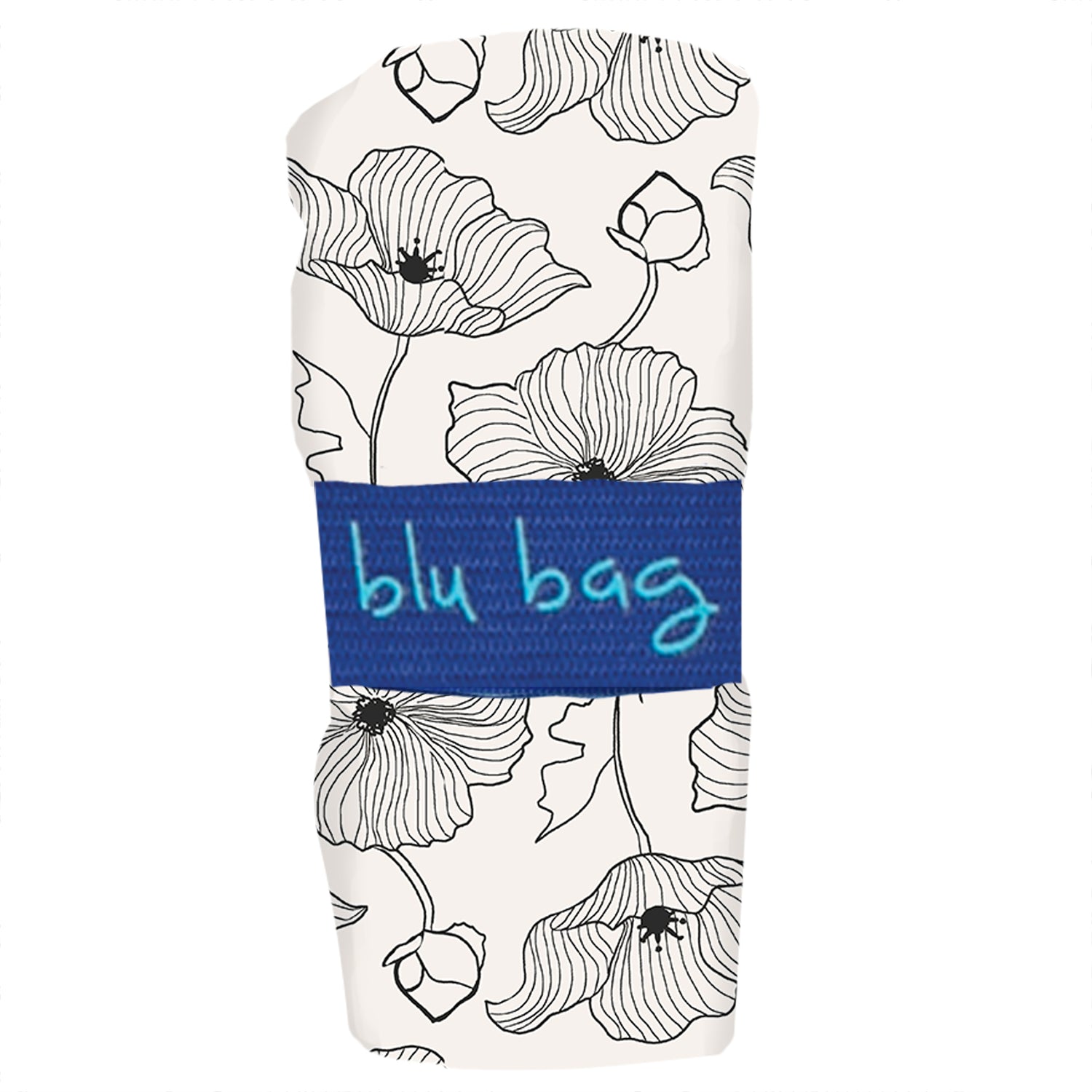 Poppy Blu Bag Reusable Shopping Bag - Machine Washable Reusable Shopping Bag - rockflowerpaper