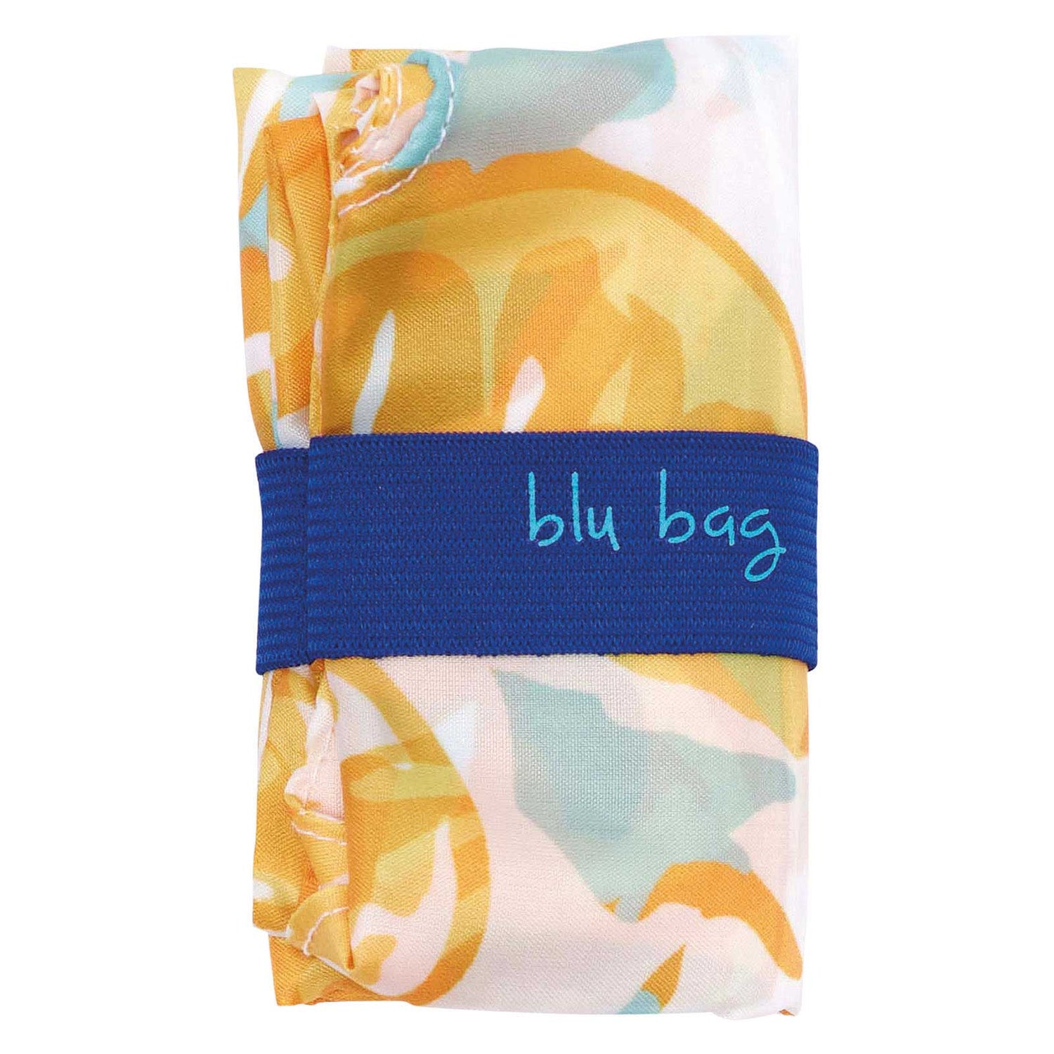 Lemon Slices Blu Bag Reusable Shopping Bag - Machine Washable Reusable Shopping Bag - rockflowerpaper