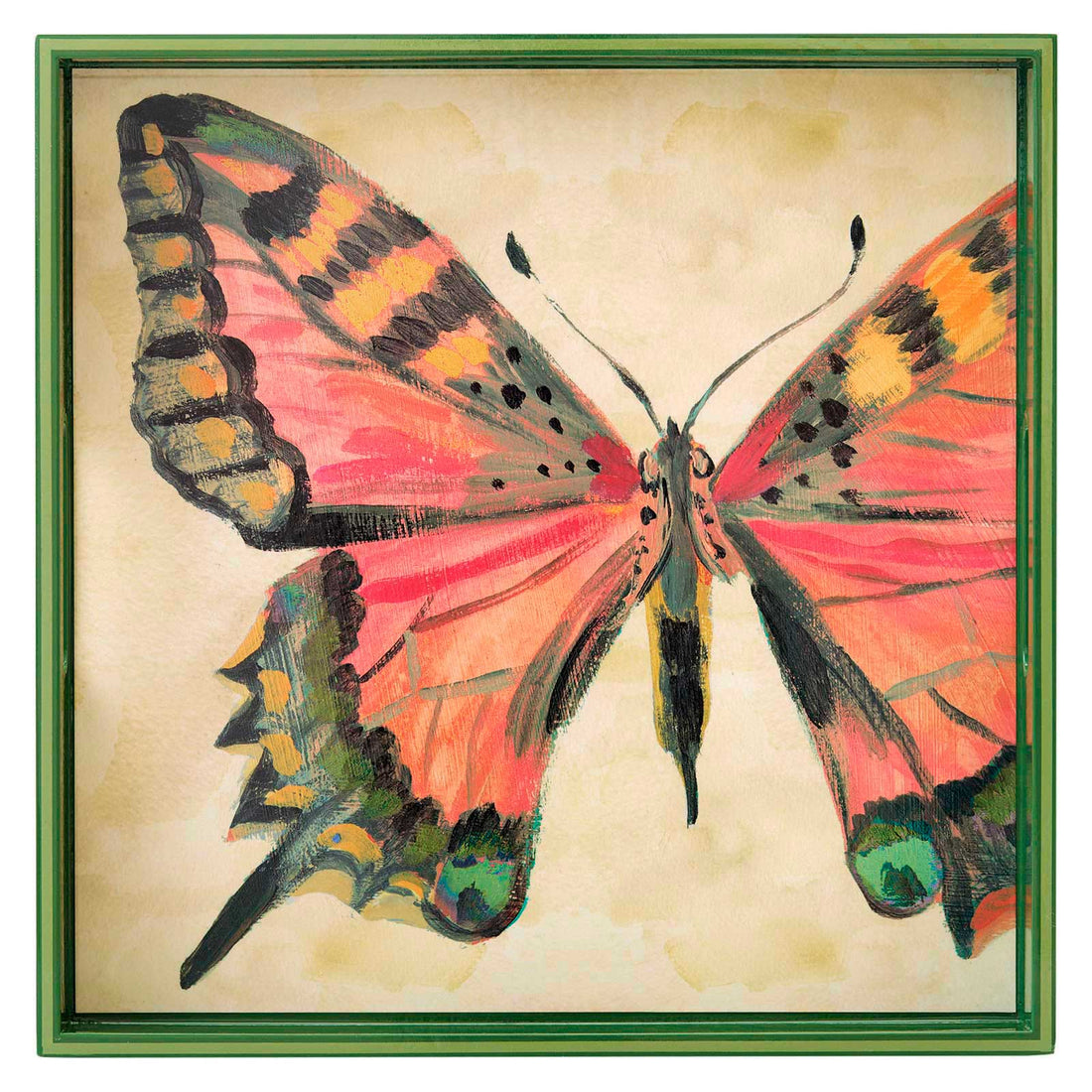 Butterfly Study 15 Inch Square Tray Tray - rockflowerpaper