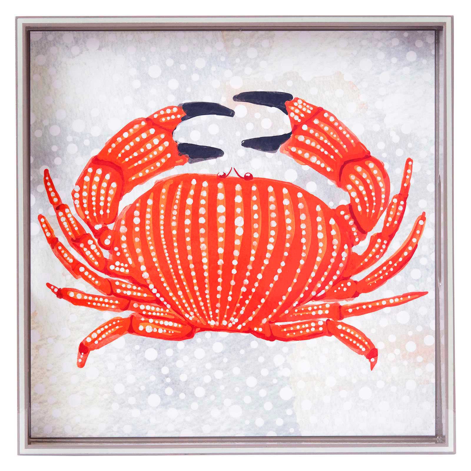 Crab 15 Inch Square Tray Tray - rockflowerpaper