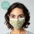 Harlow Green Reusable 100% Cotton Face Mask Mask - rockflowerpaper