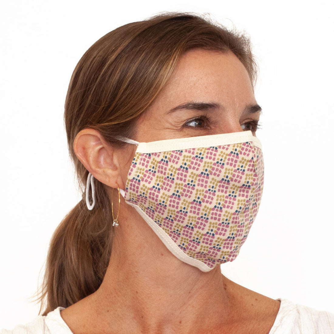 Liv Lavender Eco-Friendly Reusable Cotton Mask Mask - rockflowerpaper