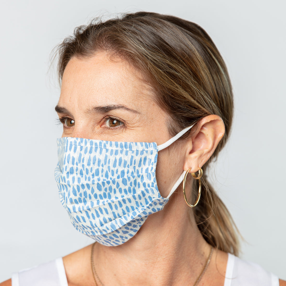 Stay Safe in Style: Jacey Lavender Cotton Mask Mask - rockflowerpaper