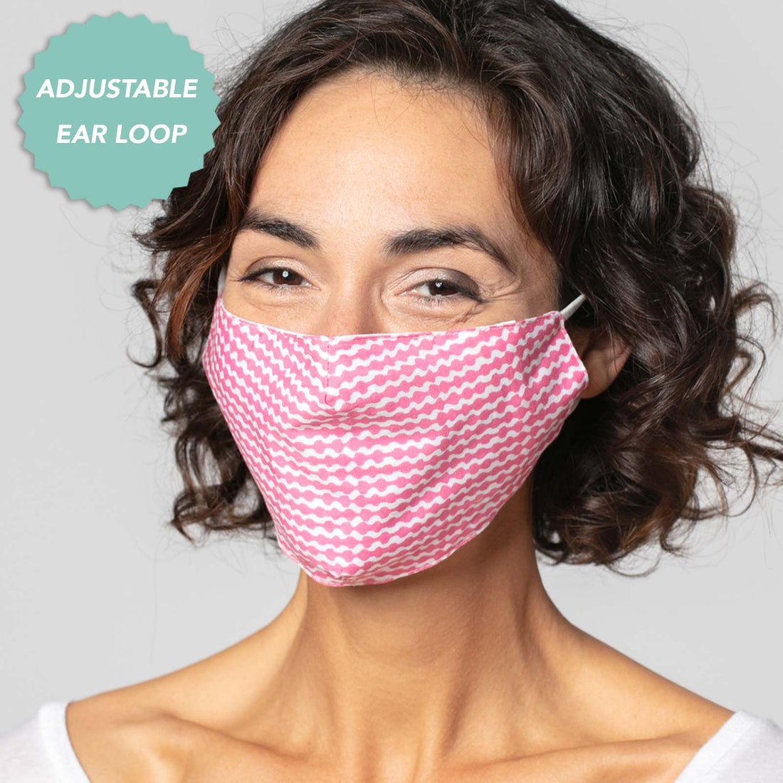 Waverly Pink Reusable Cotton Face Mask Mask - rockflowerpaper