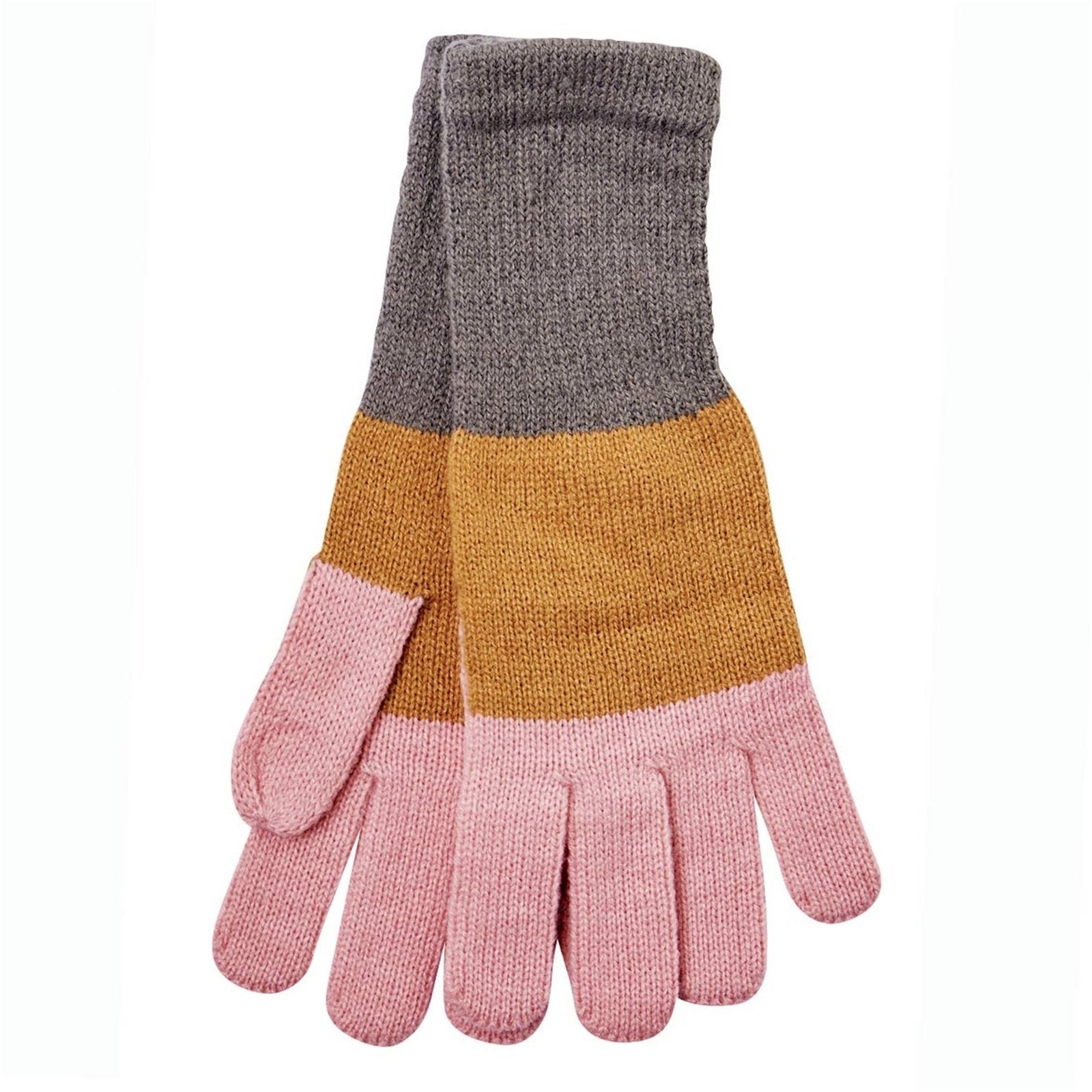 Paddington Pink Knit Gloves Gloves - rockflowerpaper