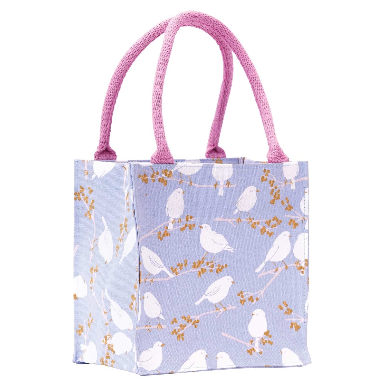 Blush Birds Lavender Reusable Itsy Bitsy Gift Bag Gift Bag - rockflowerpaper
