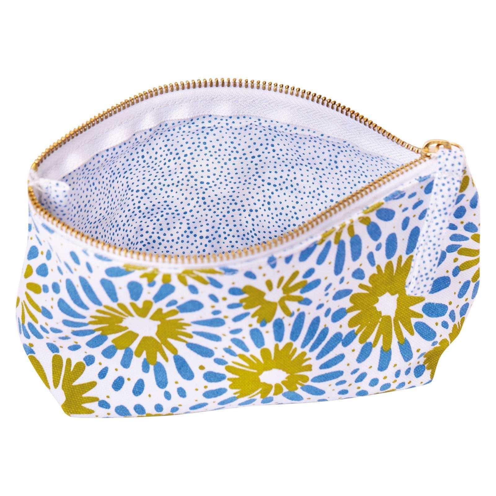 Chamomile Blue Lime Small Relaxed Pouch Pouch - rockflowerpaper