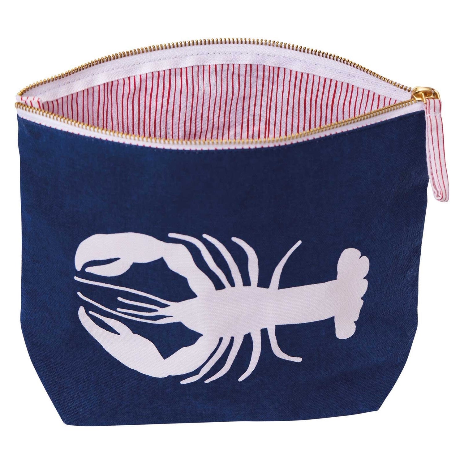 Lobster Navy Large Relaxed Pouch Pouch - rockflowerpaper
