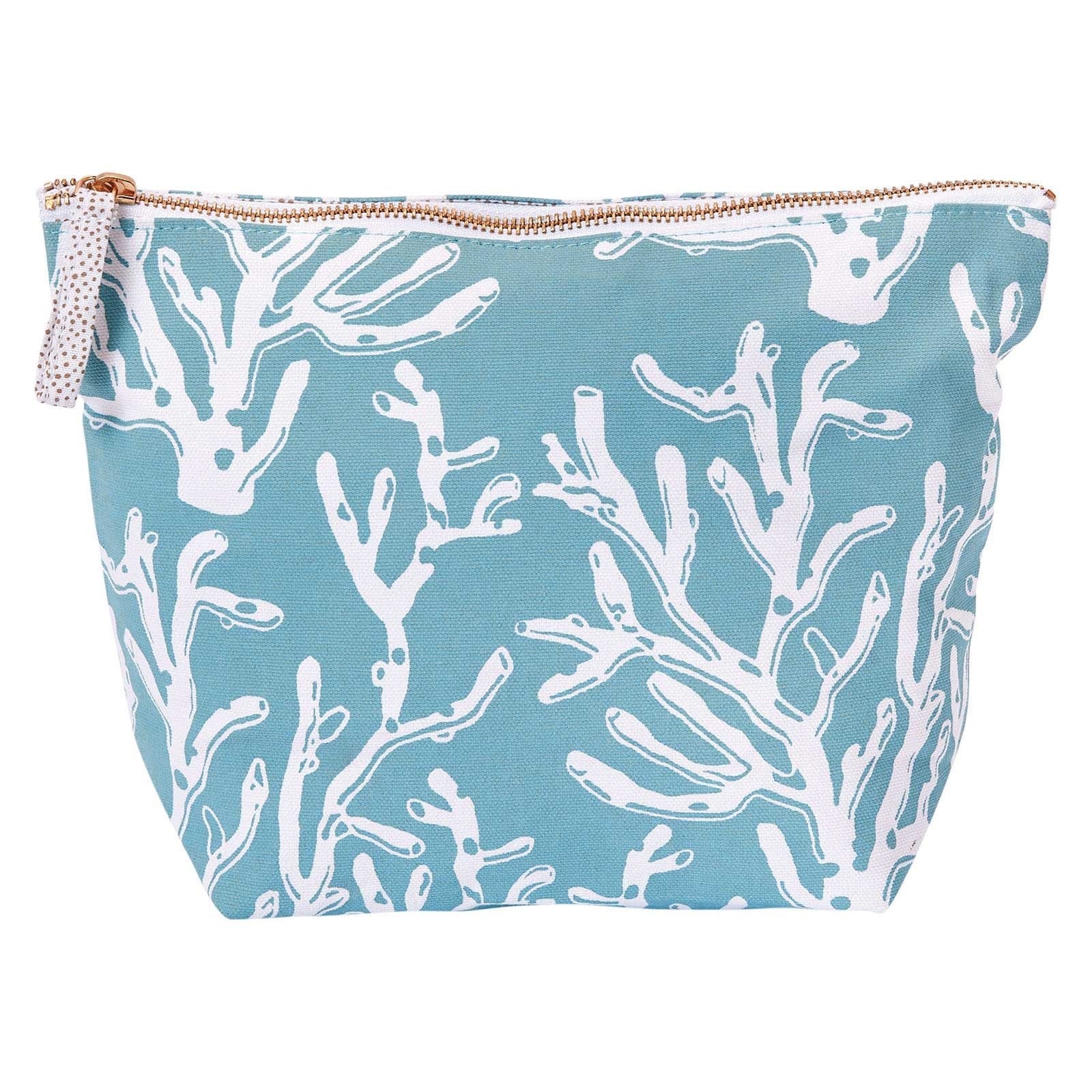 Cerulean Sea Coral Large Relaxed Pouch Pouch - rockflowerpaper