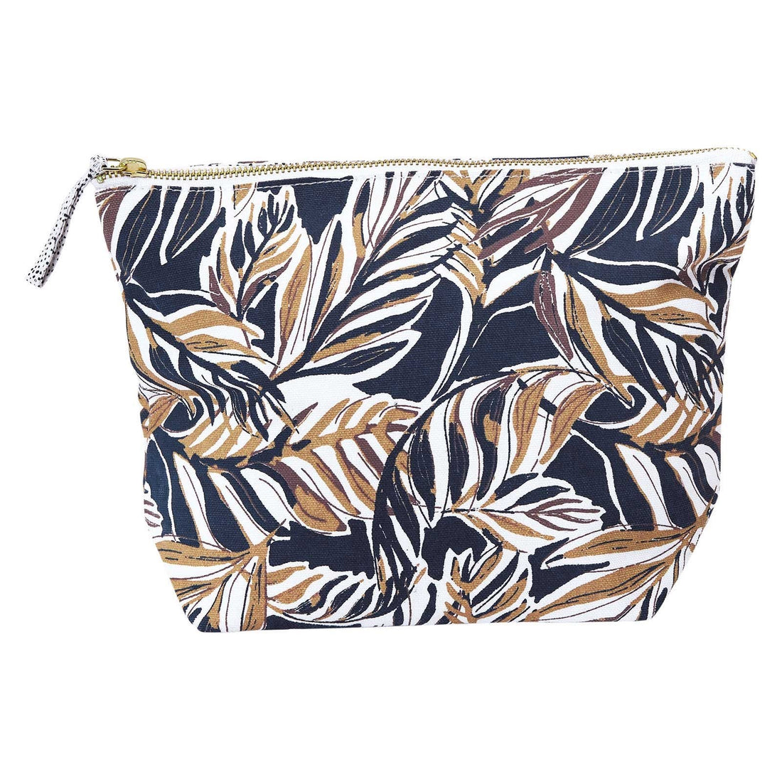 Tropic Navy Tan Large Relaxed Pouch Pouch - rockflowerpaper