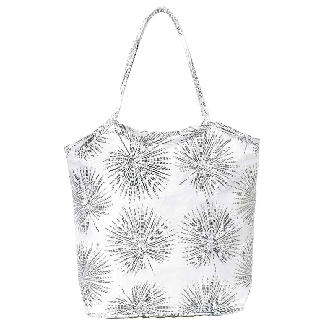 Palm Grey Bucket Bag Tote - rockflowerpaper