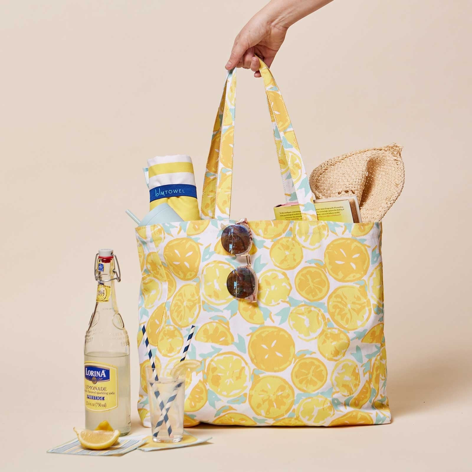 Straw Bag ITALY LEMONS made to order – Italian Summers