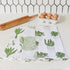 Herbs Green Kitchen Towel Set Of 3 Cotton Kitchen Towel - rockflowerpaper