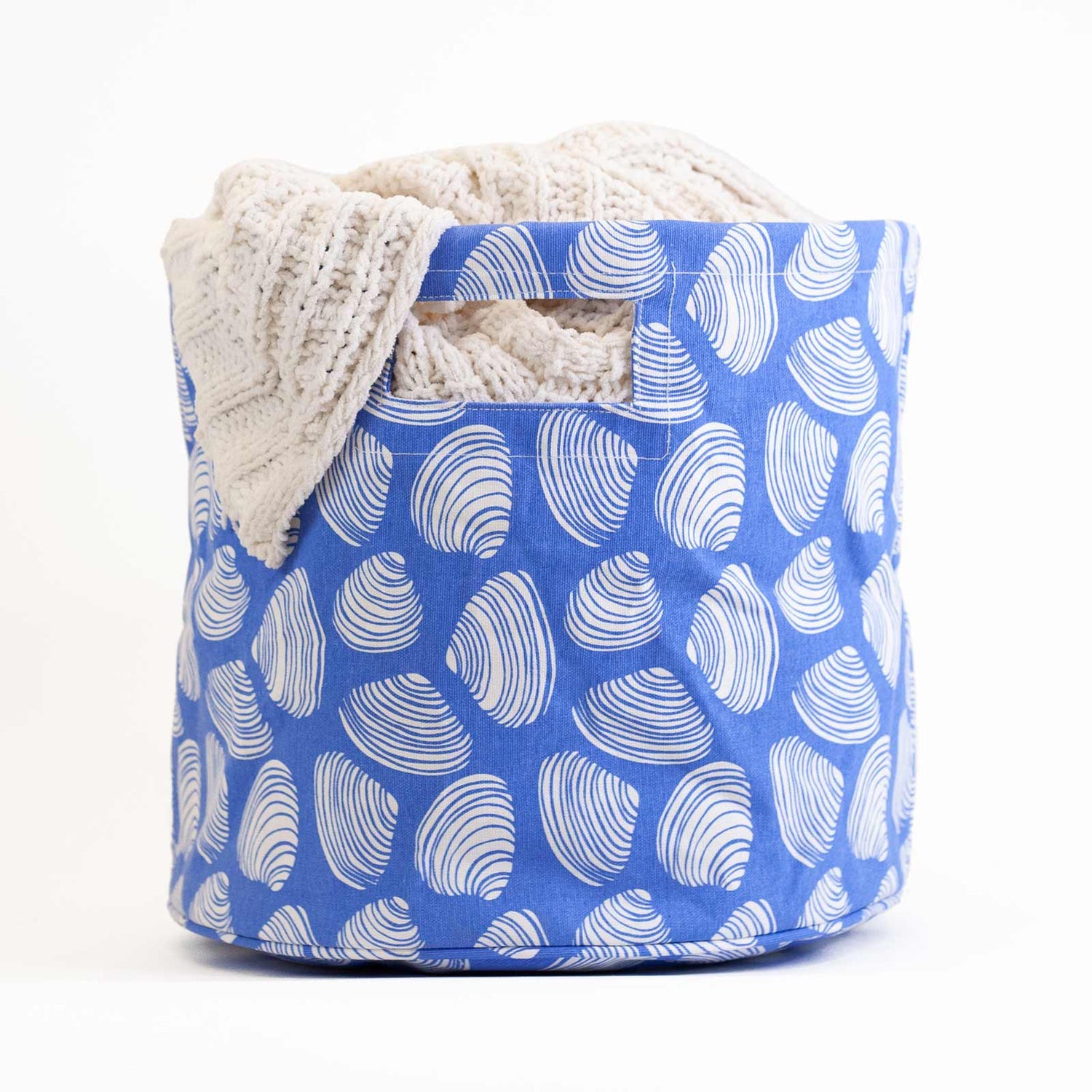 Clamshells Canvas Basket Canvas Basket - rockflowerpaper