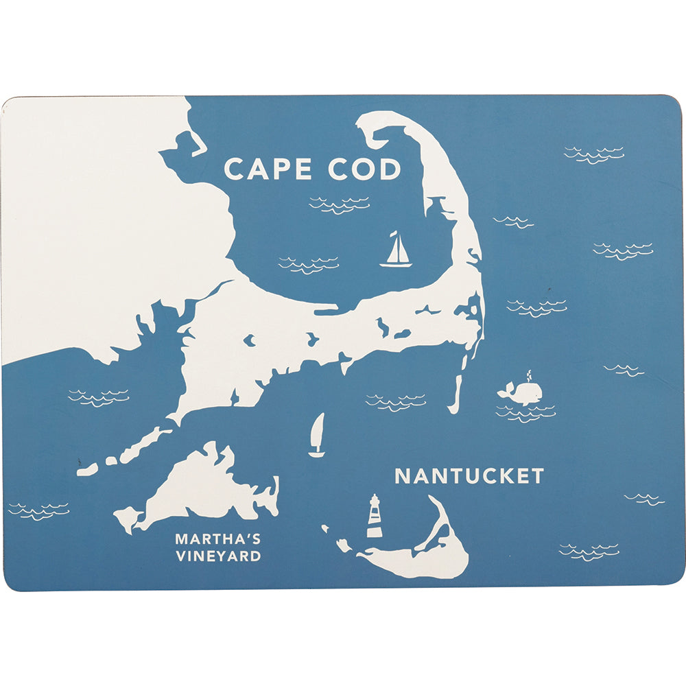Coastal Cape Art Placemats - Set of 4 Placemat - rockflowerpaper