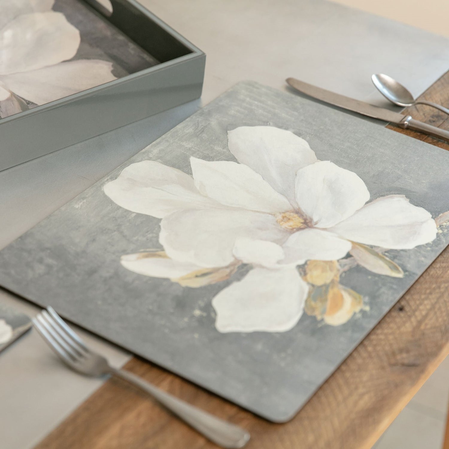 Magnolia Art Placemats - Set of 4 Placemat - rockflowerpaper