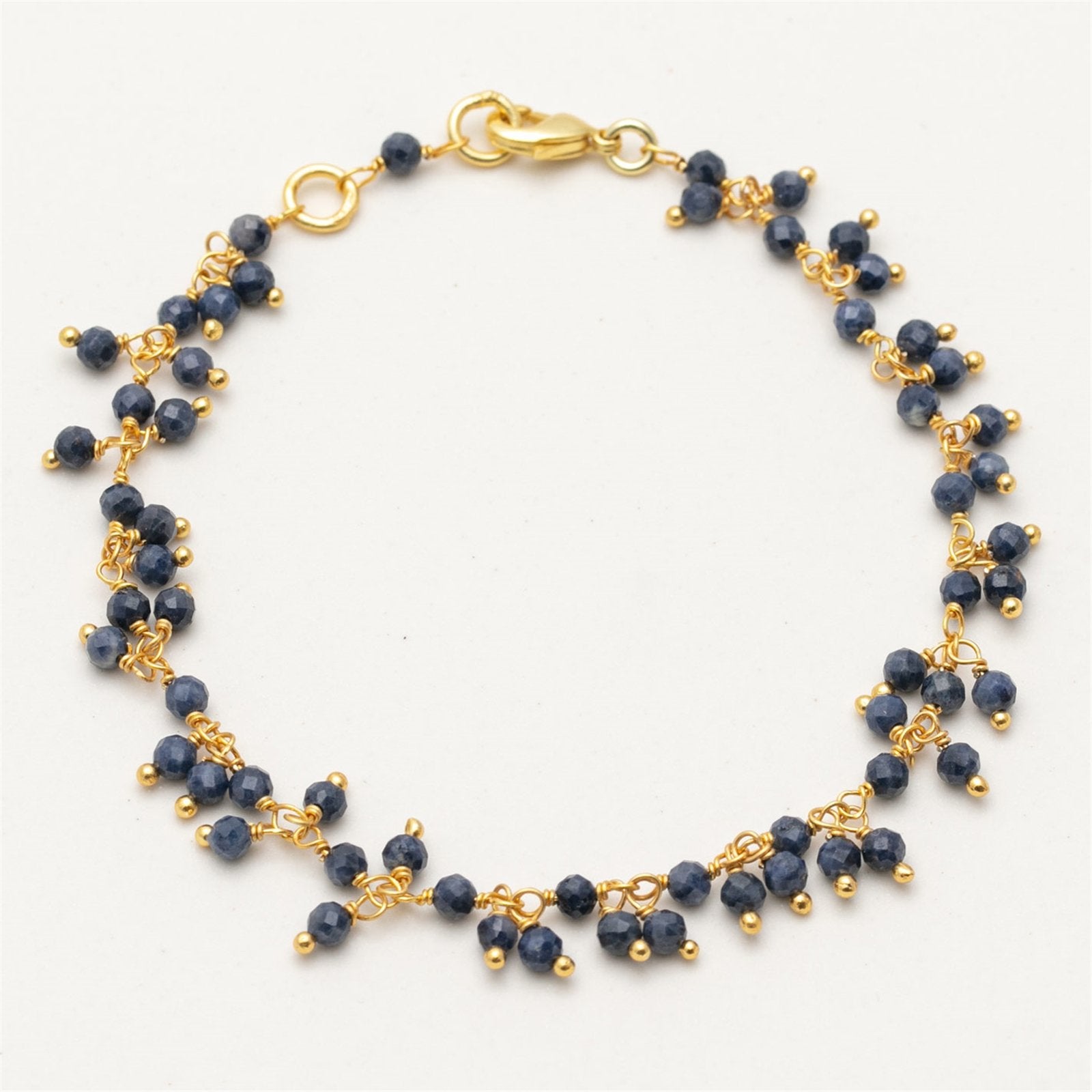 Lapiz 18K Gold Plated Beaded Bracelet Bracelet - rockflowerpaper