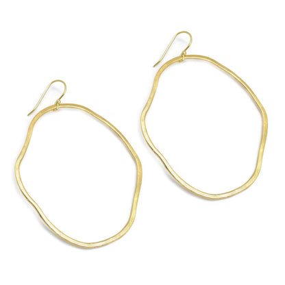 Gold-Plated Hoop Earrings
