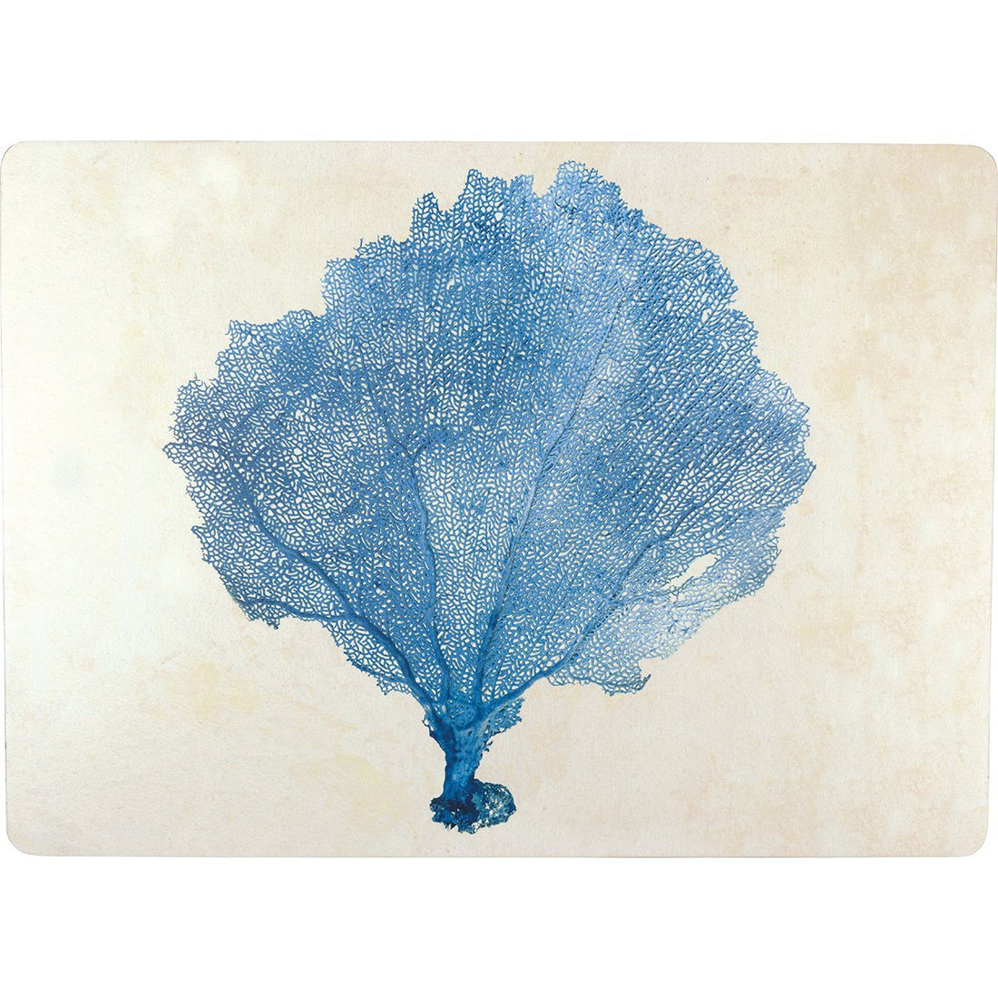 Blue Sea Fan Art Placemats - Set of 4 Placemat - rockflowerpaper