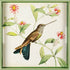 Hummingbird 15 inch Square Lacquer Art Serving Tray Tray - rockflowerpaper