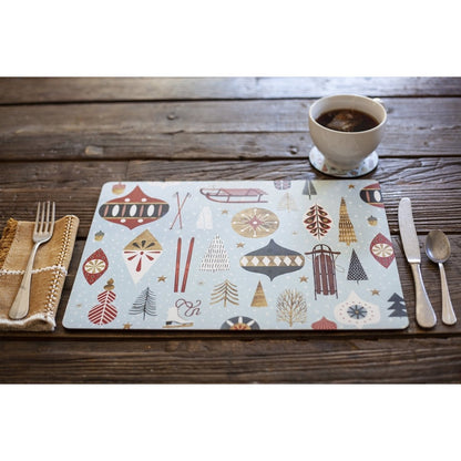 Alpine Getaway Art Placemats - Set of 4 Placemat - rockflowerpaper