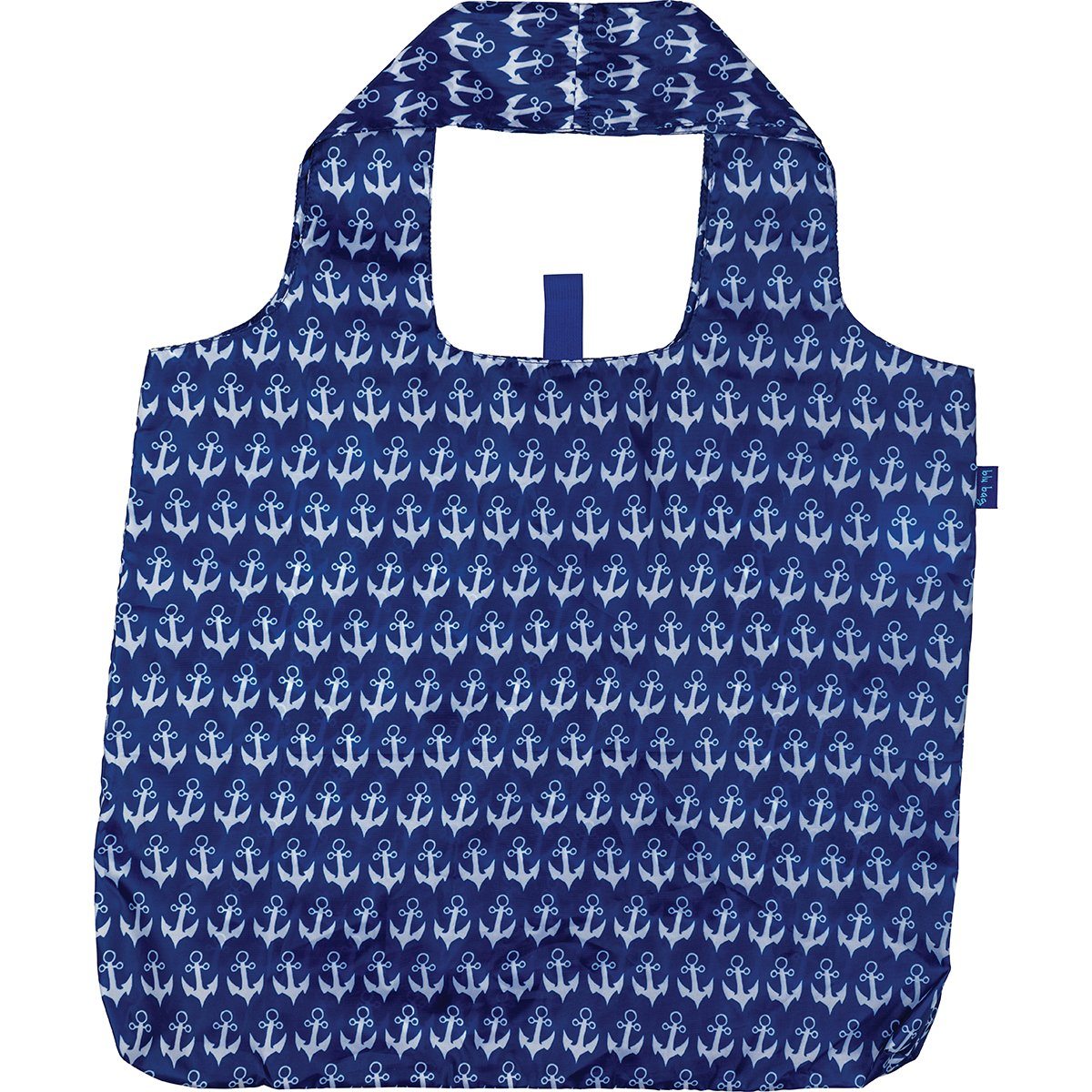 Anchor Navy Blu Bag Reusable Shopping Bag - Machine washable Reusable Shopping Bag - rockflowerpaper
