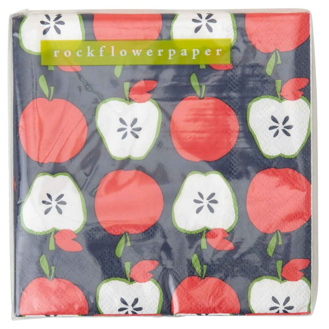 Apples Paper Cocktail Napkins (Pack of 20) Paper Cocktail Napkin - rockflowerpaper