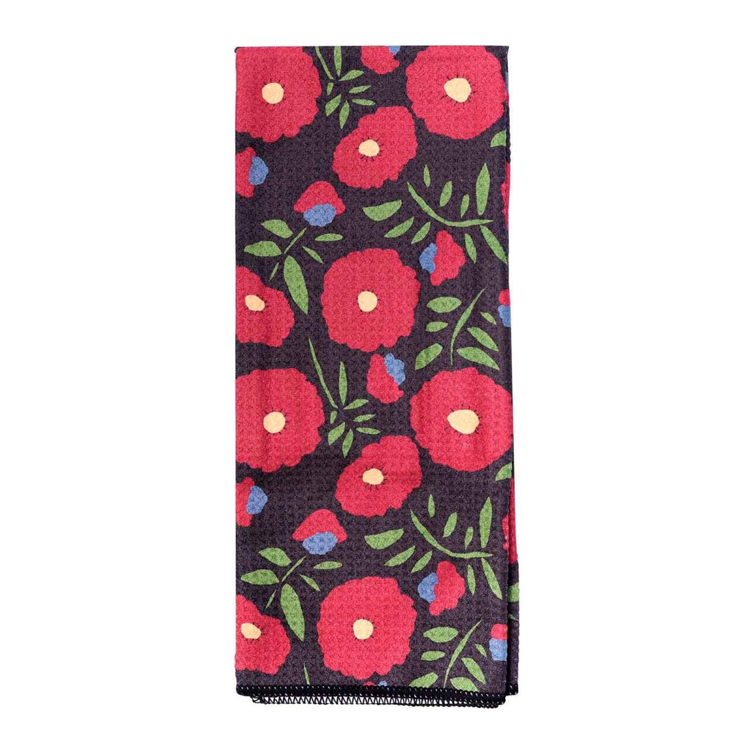 Autumnal Roses blu Kitchen Tea Towel Kitchen Towel - rockflowerpaper