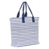 Bateau Stripe Navy Carryall Tote - rockflowerpaper