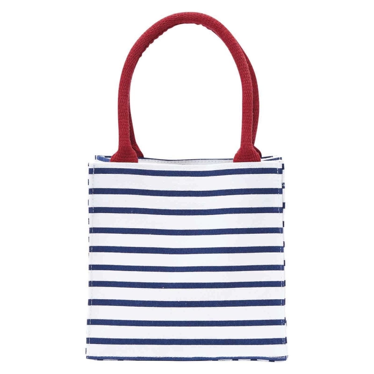 Bateau Stripe Navy Reusable Itsy Bitsy Gift Bag Gift Bag - rockflowerpaper