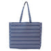 Breton Stripe Little Shopper Tote Bag - 100% Cotton