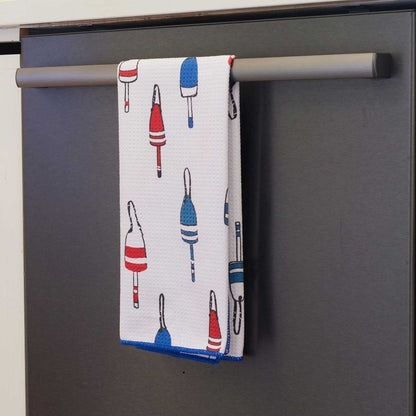 Buoys Blu Kitchen Tea Towel Kitchen Towel - rockflowerpaper