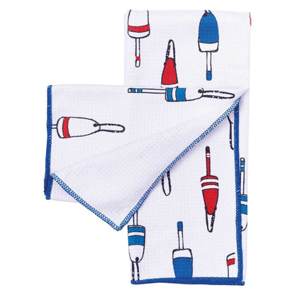 Buoys Blu Kitchen Tea Towel Kitchen Towel - rockflowerpaper