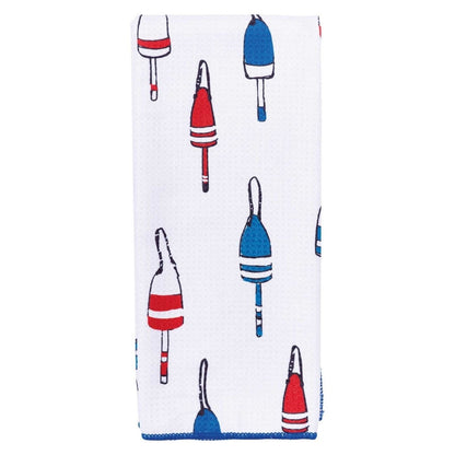 Buoys Blu Kitchen Tea Towel Kitchen Towel - rockflowerpaper