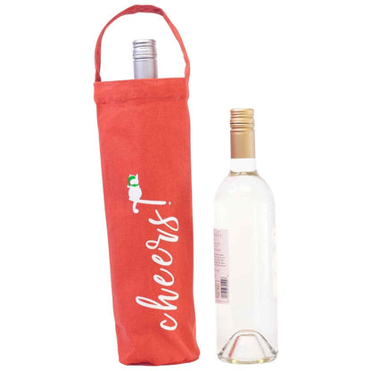 Cheers Wine Tote Gift Bag - rockflowerpaper