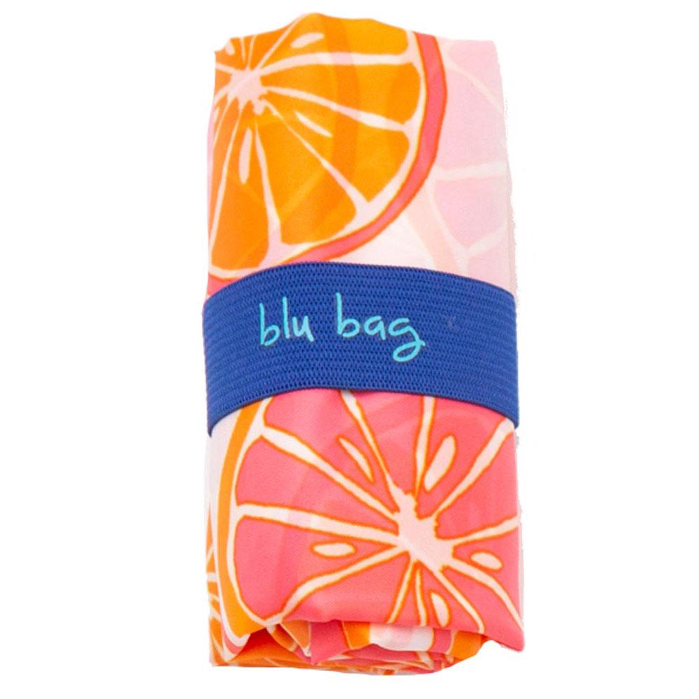 Citrus Red Blu Bag Reusable Shopping Bag - Machine Washable Reusable Shopping Bag - rockflowerpaper