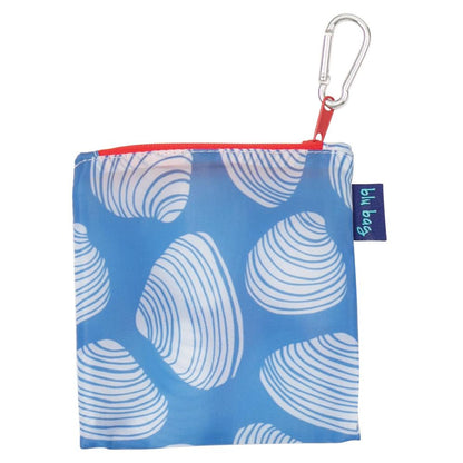 Clamshells Blue Blu Bag Reusable Shopping Bag - Machine Washable Reusable Shopping Bag - rockflowerpaper