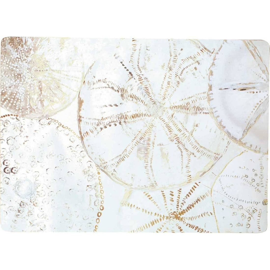 Coastal Shells Art Placemats - Set of 4 Placemat - rockflowerpaper