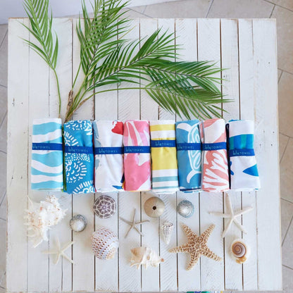 Daisies Reversible Eco Beach Towel Beach Towel - rockflowerpaper