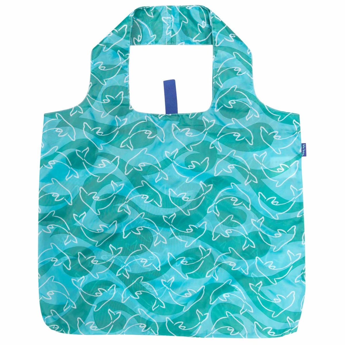 Dolphins Blu Bag: Your Sustainable Shopping Companion Reusable Shopping Bag - rockflowerpaper