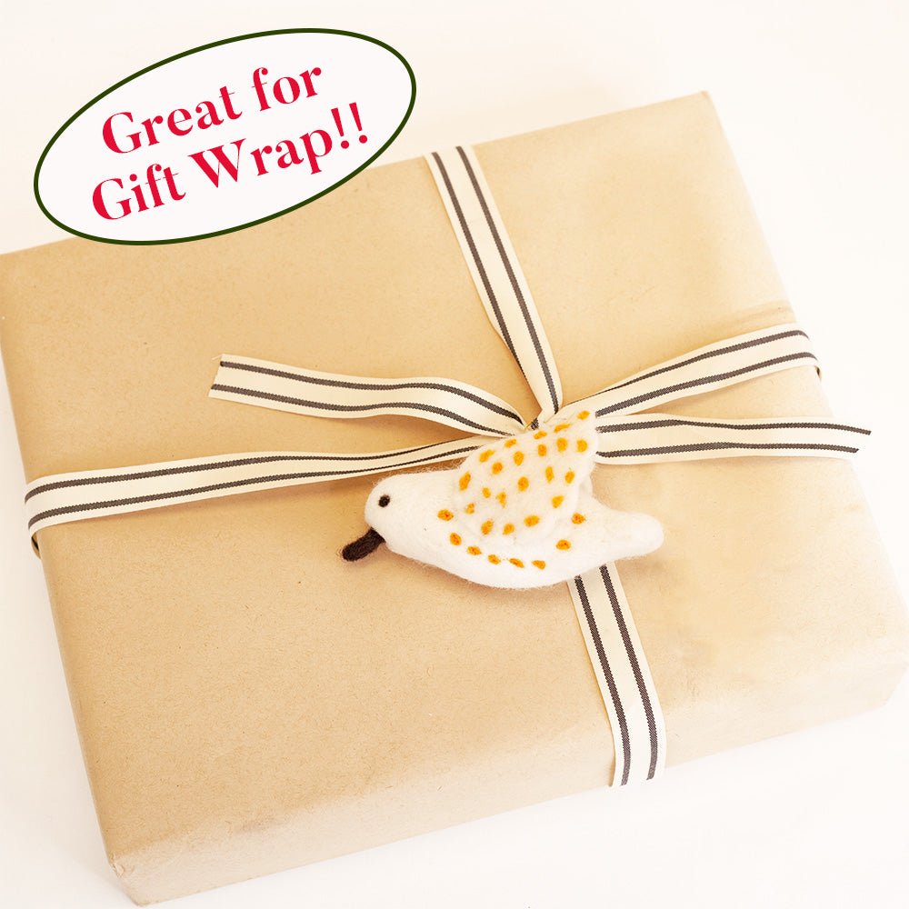Dove Felt Ornament Ornament - rockflowerpaper