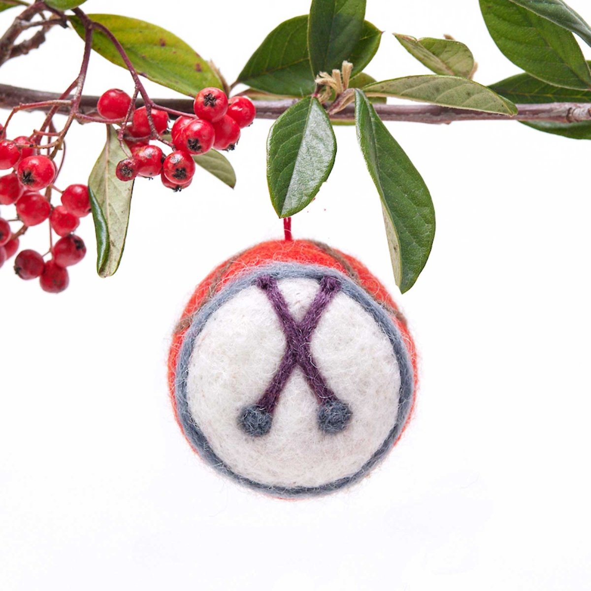 Drum Felt Ornament Ornament - rockflowerpaper