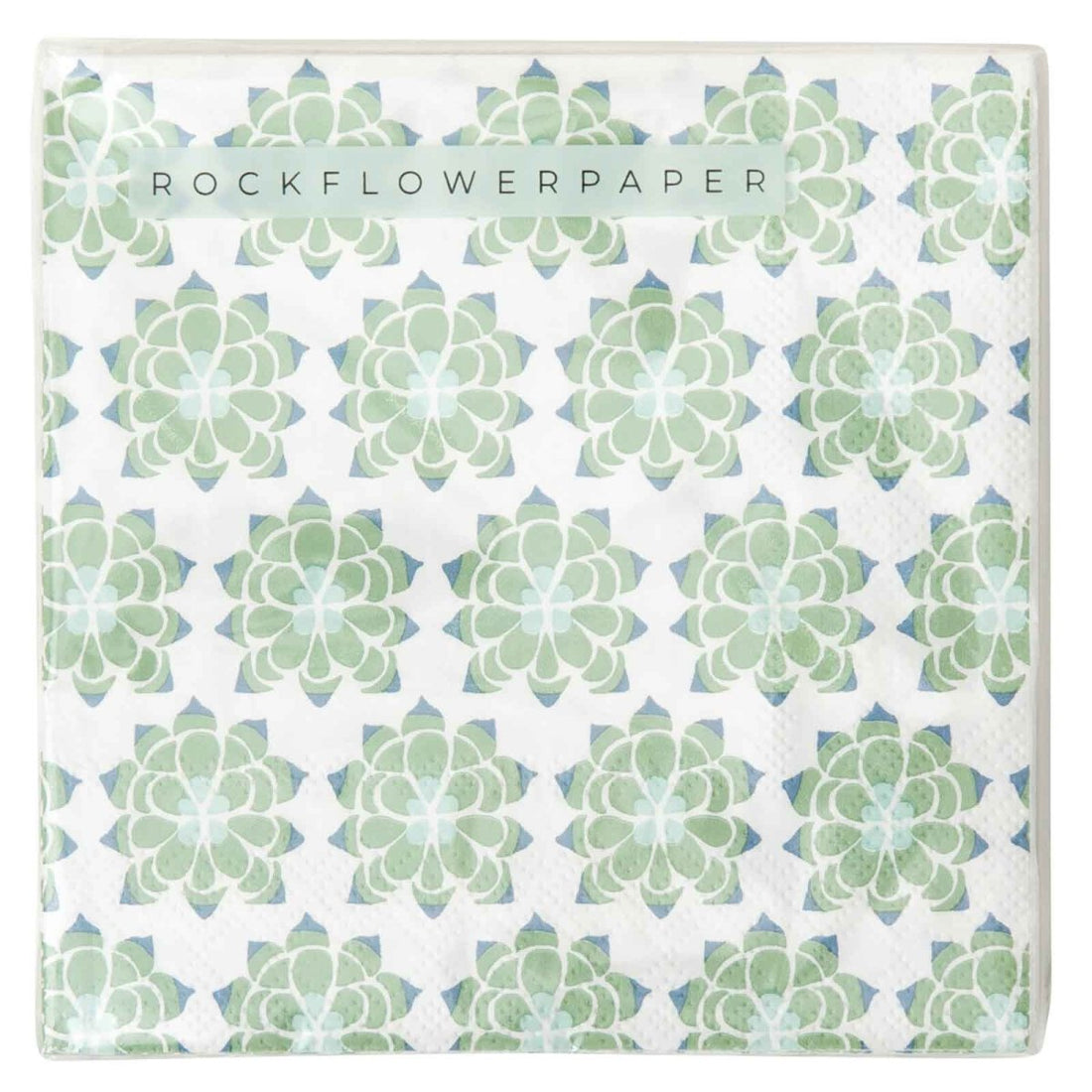 Eco - Friendly Succulent Desert Paper Napkins - Pack of 20 Paper Cocktail Napkin - rockflowerpaper